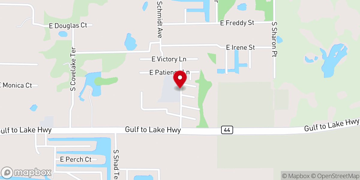 Map showing location of Inverness Seventh-day Adventist Church
