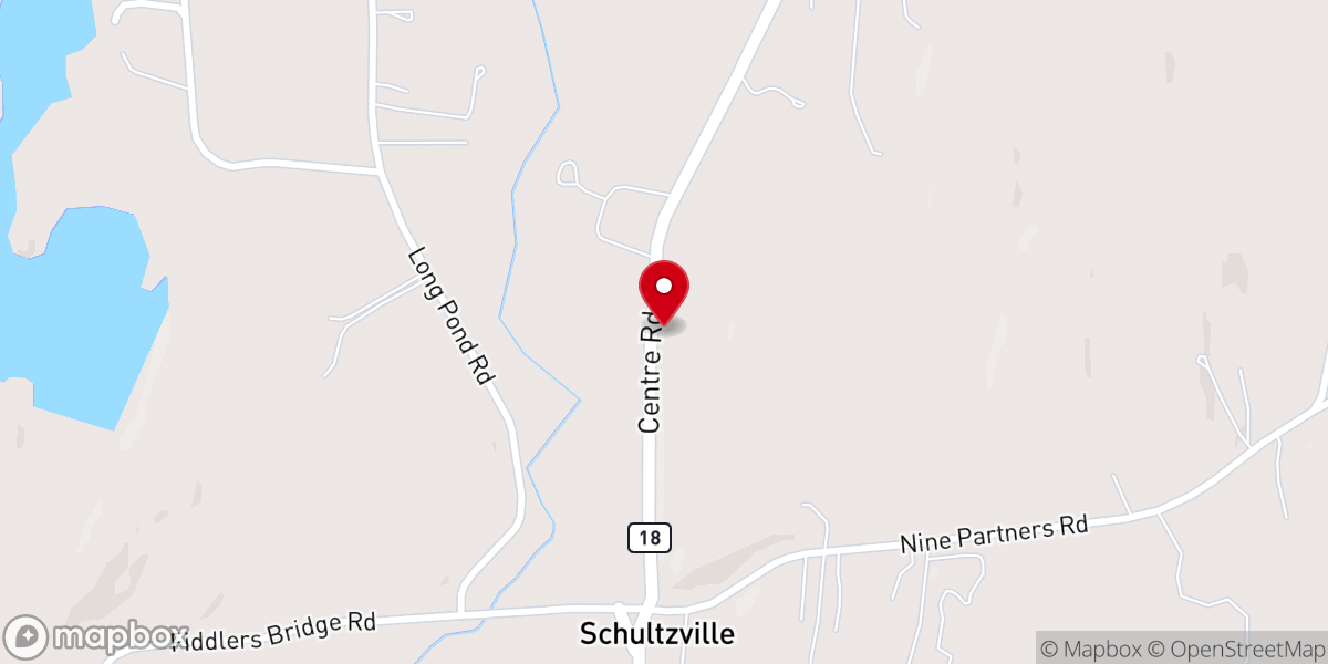 Map showing location of Clinton Alliance Church