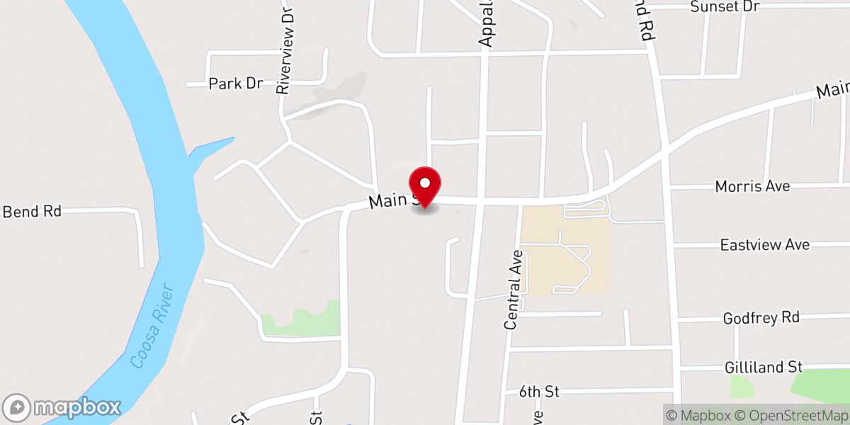 Map showing location of Apostolic House of Prayer Church