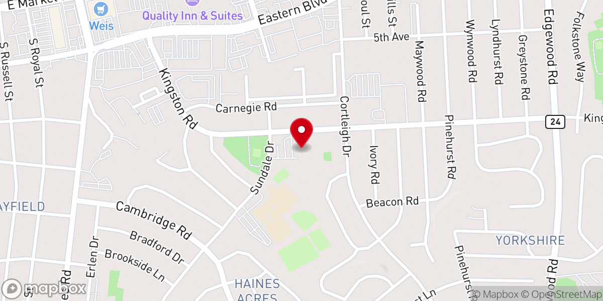 Map showing location of Living Christ Disciples Assembly International