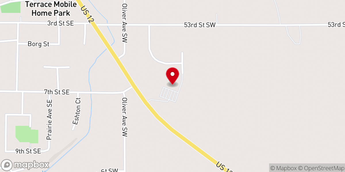Map showing location of Highland Community Church