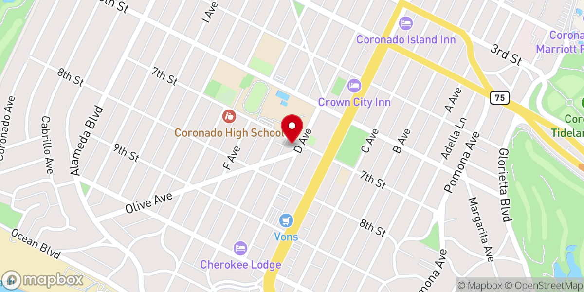 Map showing location of St Paul's United Methodist Church