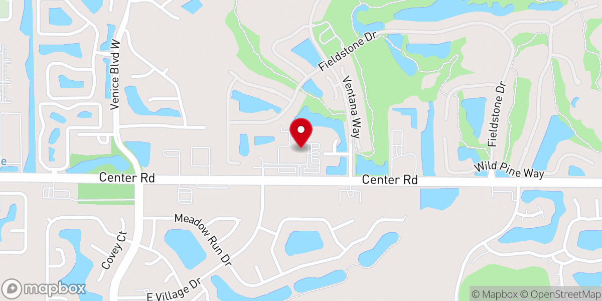 Map showing location of Our Lady of Lourdes Catholic Church