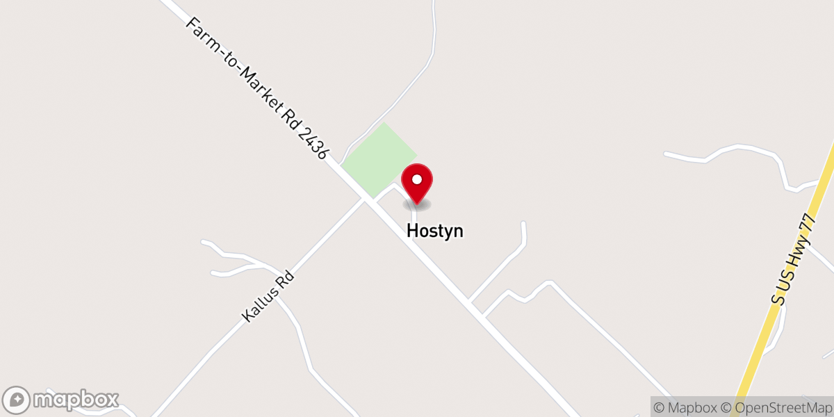 Map showing location of Hostyn Grotto