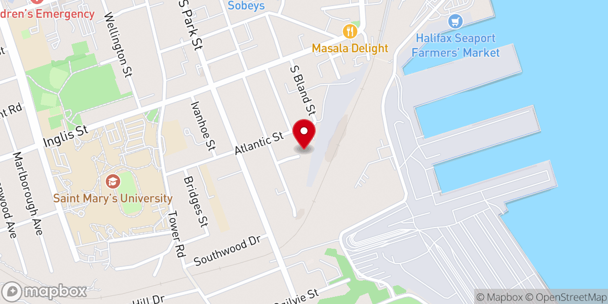 Map showing location of SRI LANKA CANADA ASSOCIATION OF THE ATLANTIC REGION