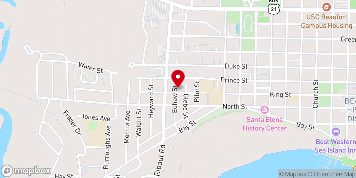 Map showing location of King Street church of Christ