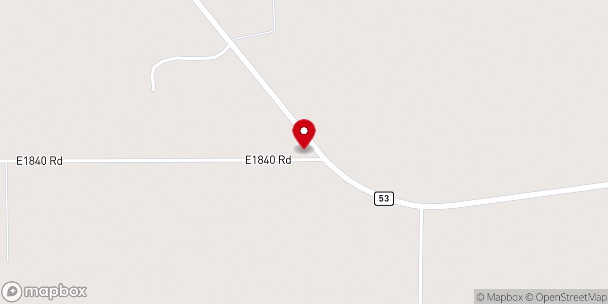 Map showing location of Countryside Baptist Church