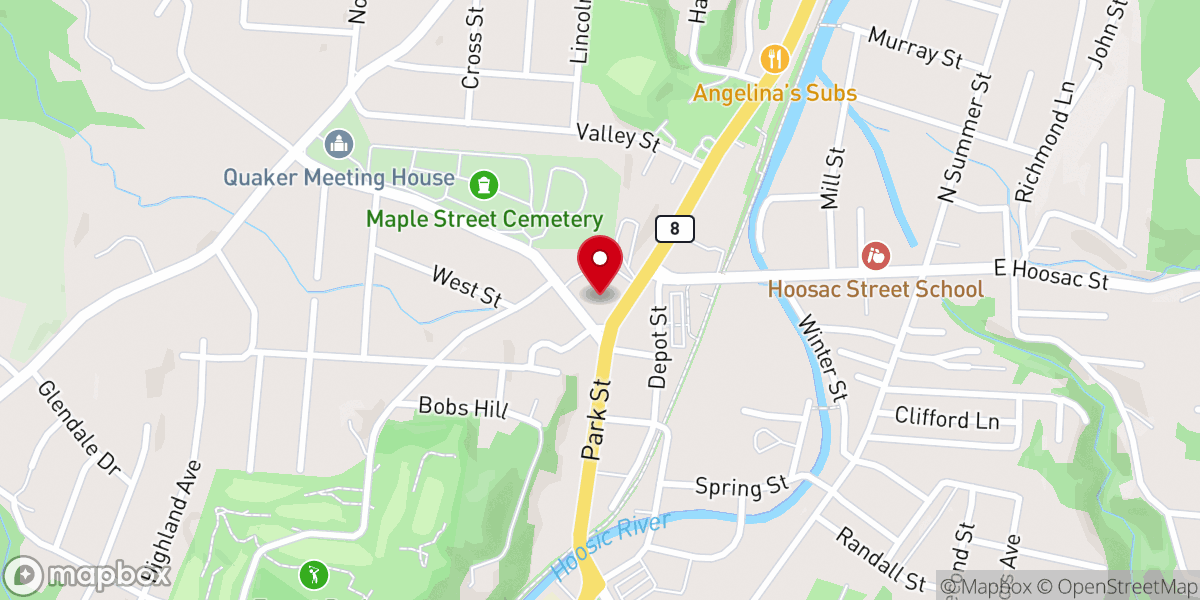 Map showing location of Notre Dame Church