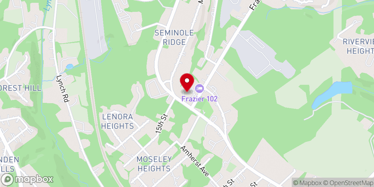 Map showing location of Altavista Church of Christ