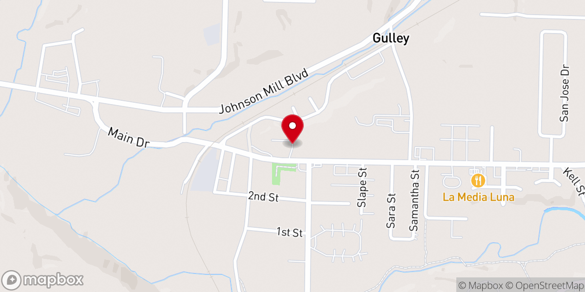 Map showing location of Rooted Church Ministry Hub