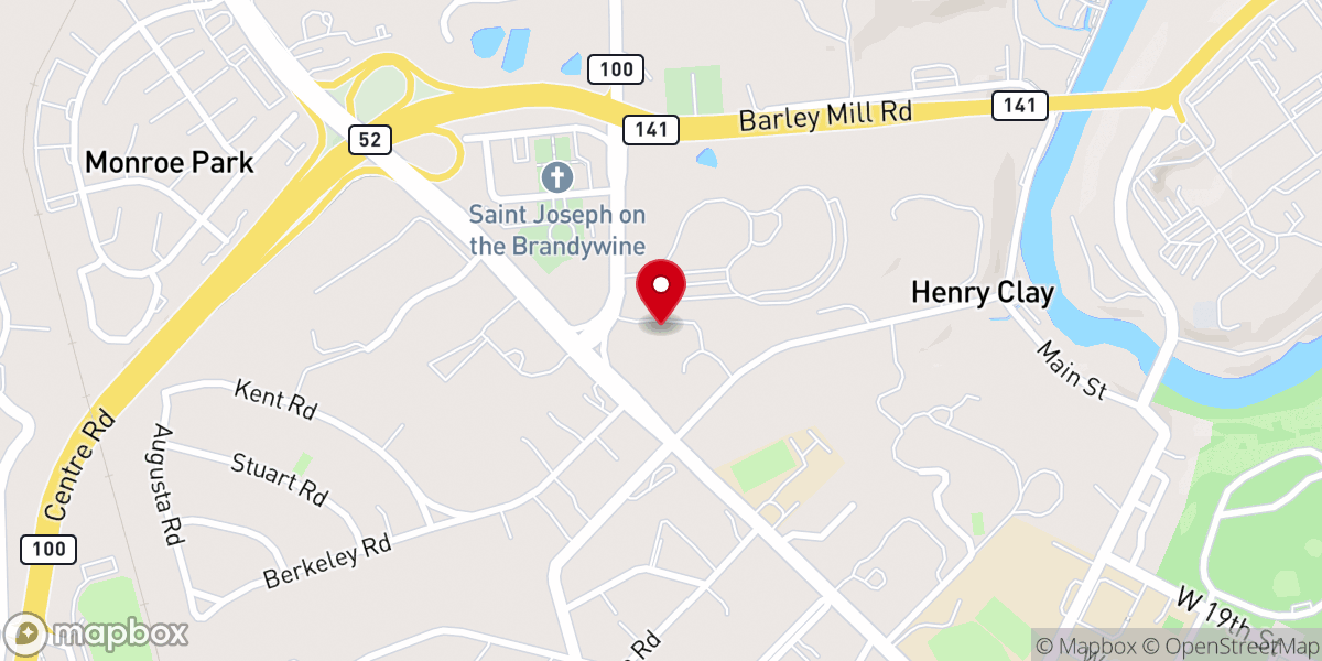 Map showing location of Raskob Foundation For Catholic