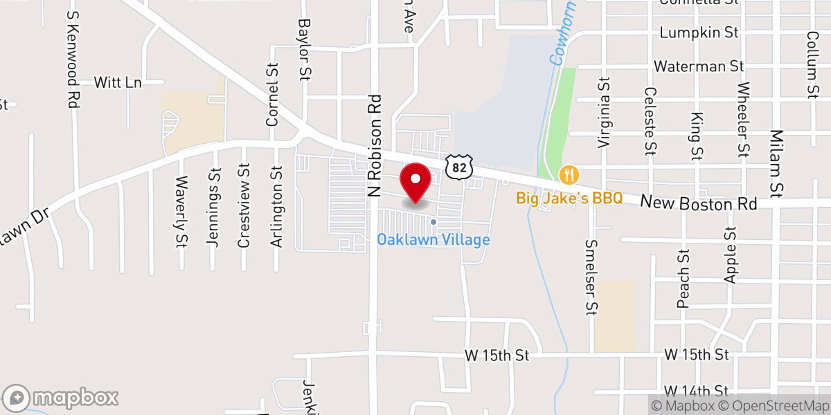 Map showing location of Ward Creek Church