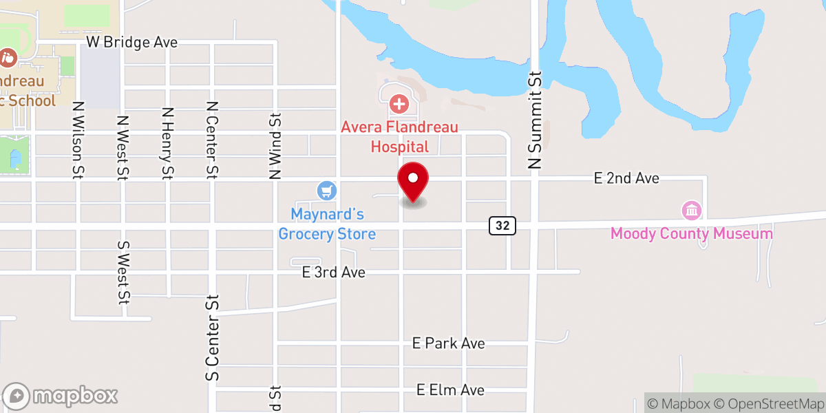 Map showing location of Second Presbyterian Church