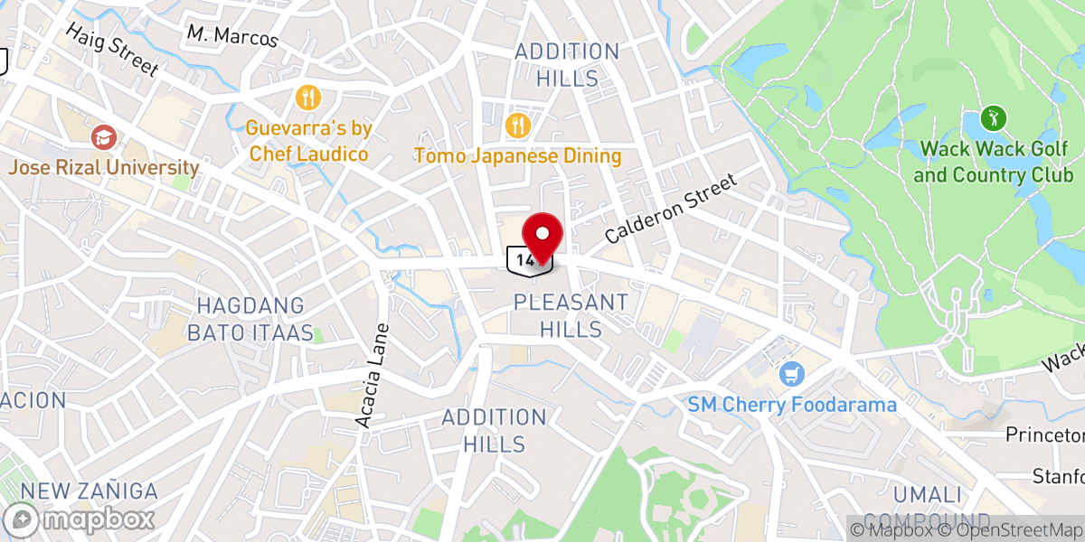 Map showing location of The Church of Jesus Christ of Latter-day Saints