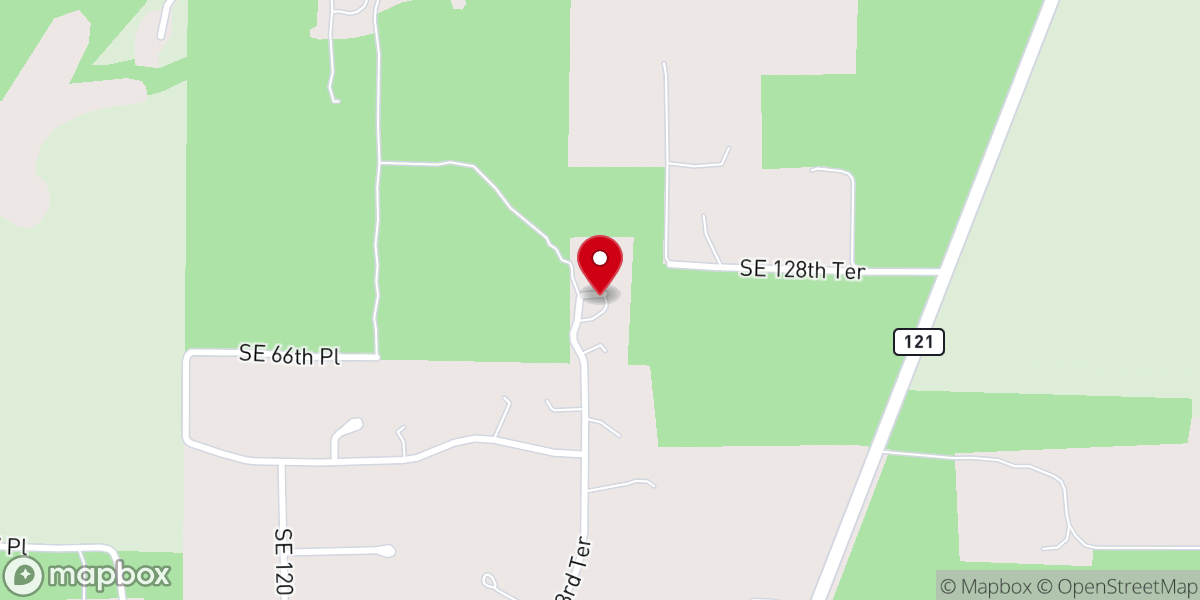 Map showing location of Living Water Life Center