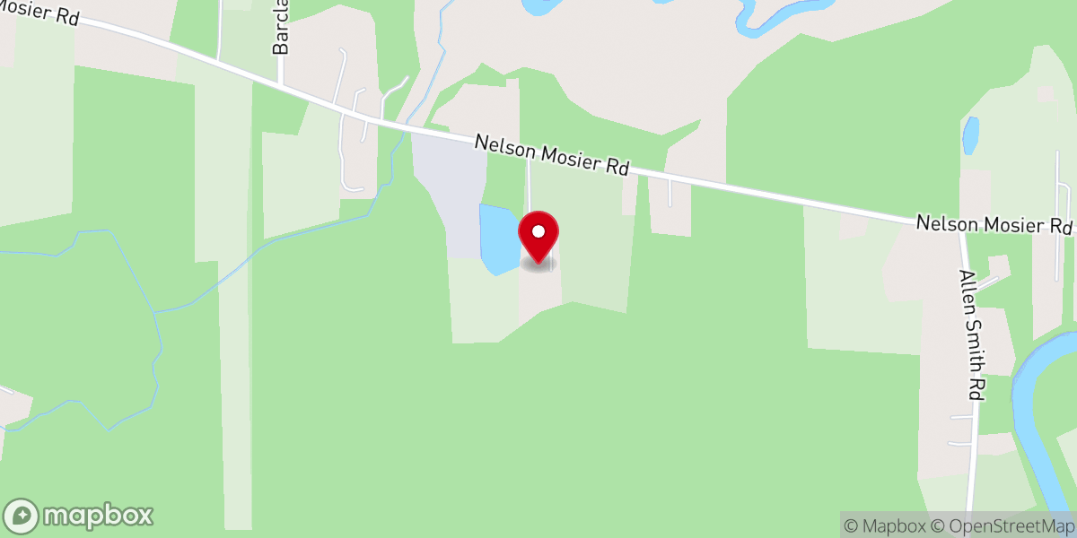 Map showing location of New Life Tabernacle