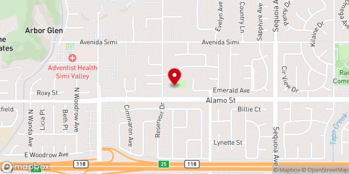 Map showing location of Good Shepherd Lutheran School
