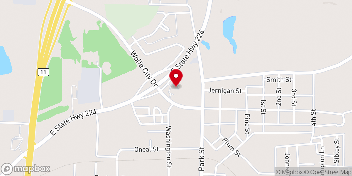 Map showing location of The Sonshine Center