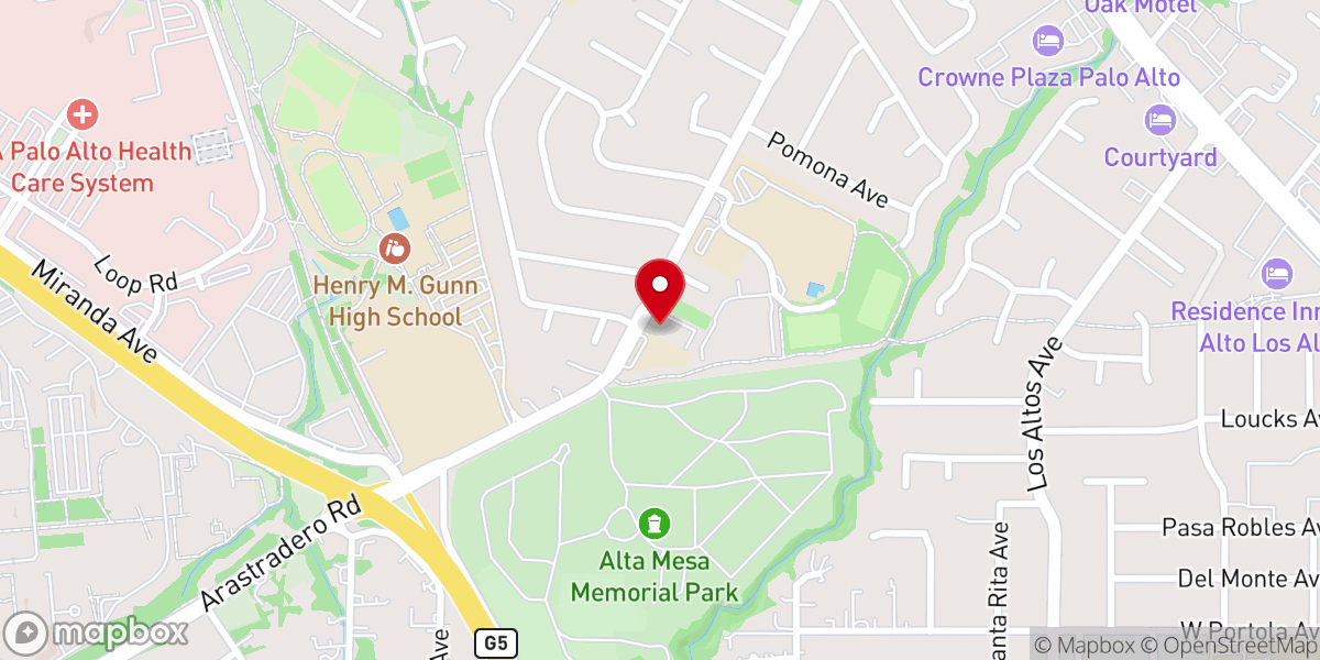 Map showing location of Hana Seed Church