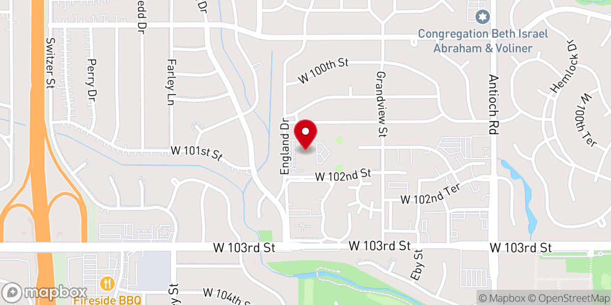 Map showing location of Emmanuel Chinese Baptist Church