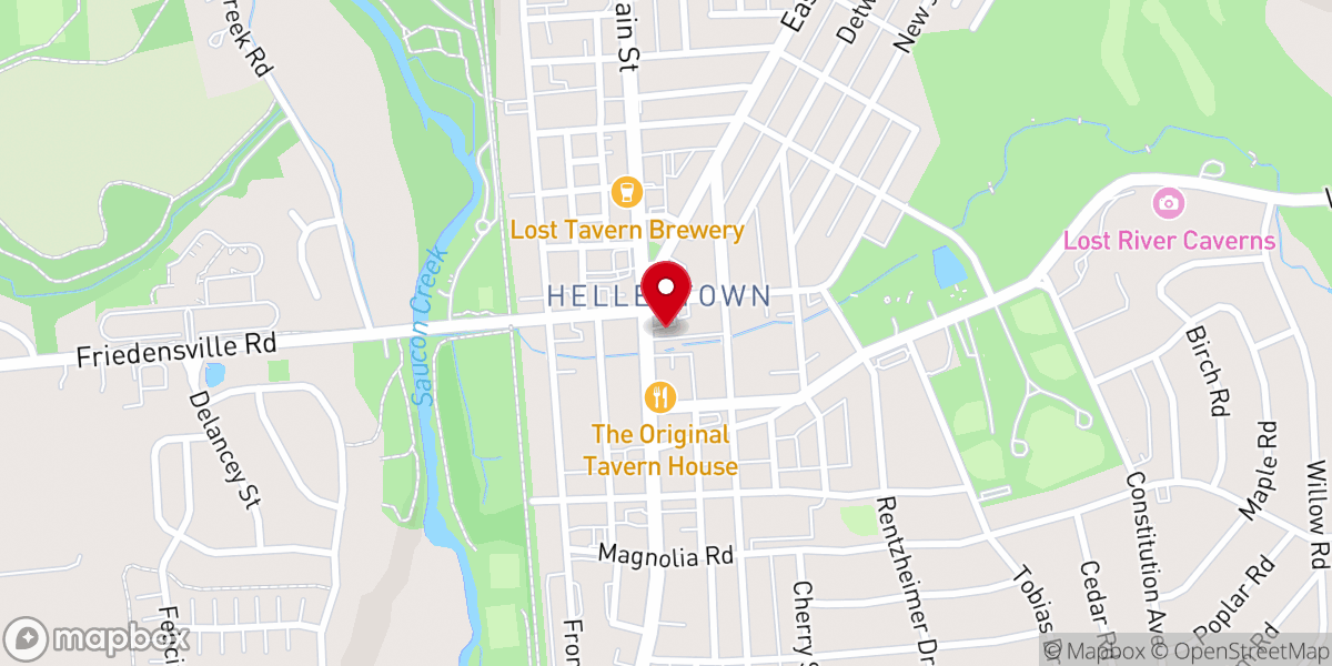 Map showing location of Saint Paul United Methodist Church