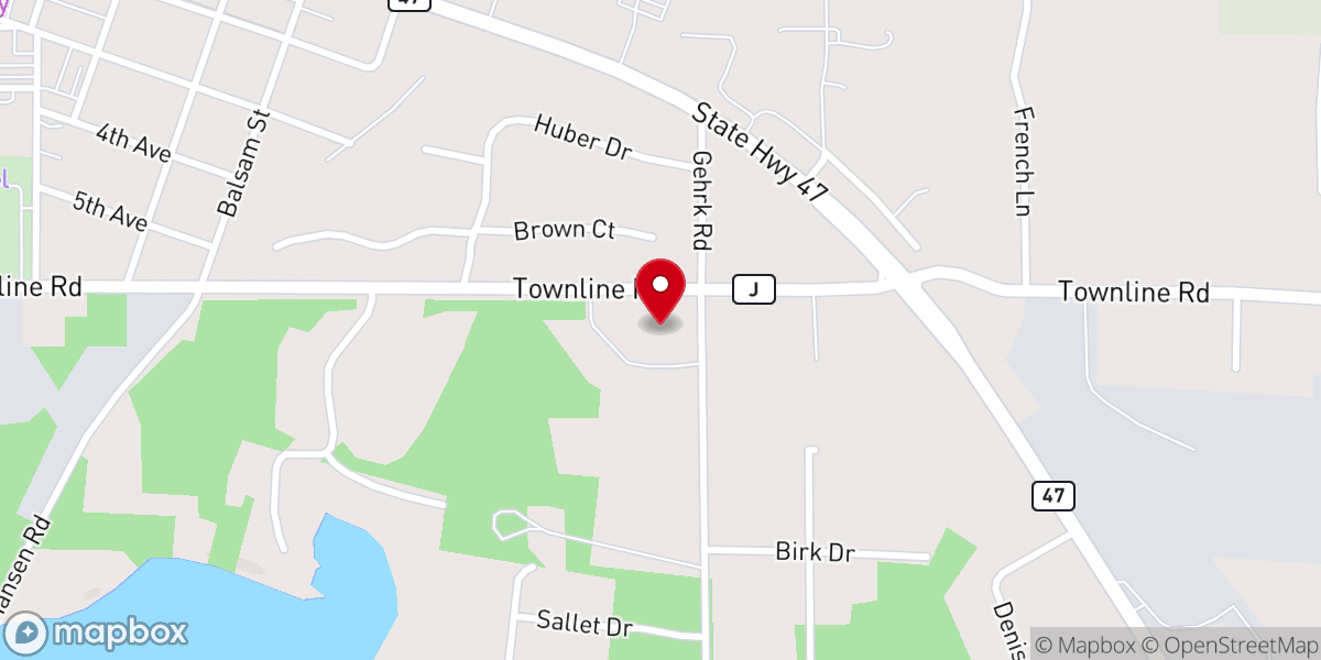 Map showing location of Trinity Lutheran School - WELS