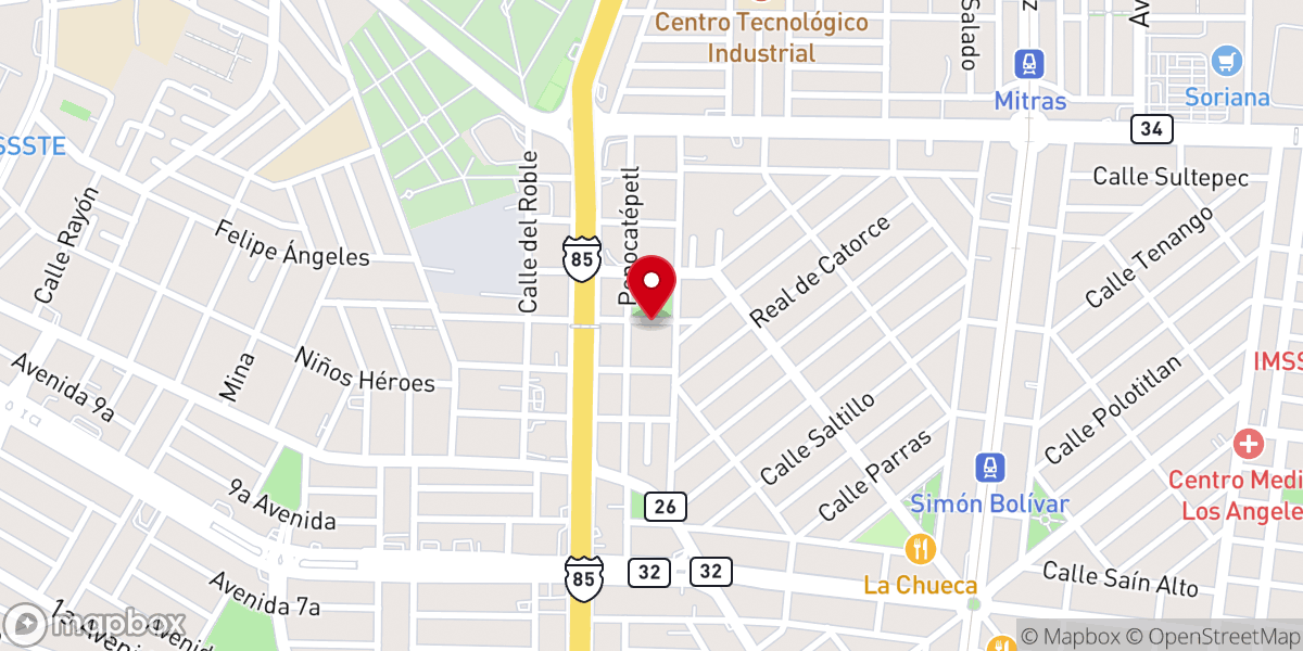 Map showing location of Nichos Parroquia Nuestra Señora del Carmen Urdiales