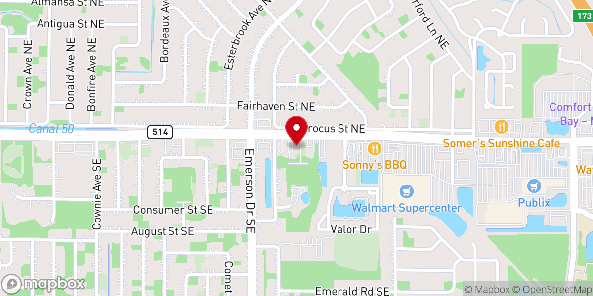 Map showing location of Amazing Grace Abundant Life Empowerment Center Inc