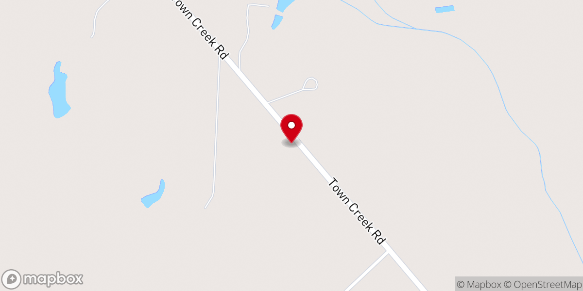 Map showing location of Aenon Missionary Baptist Church