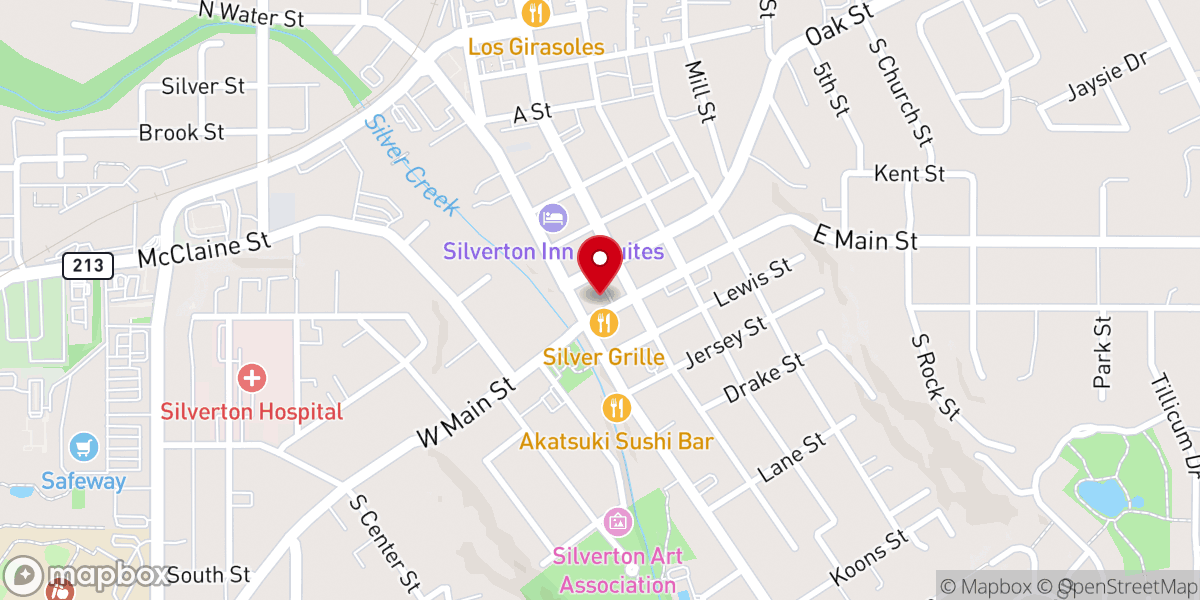 Map showing location of Church of the Moment