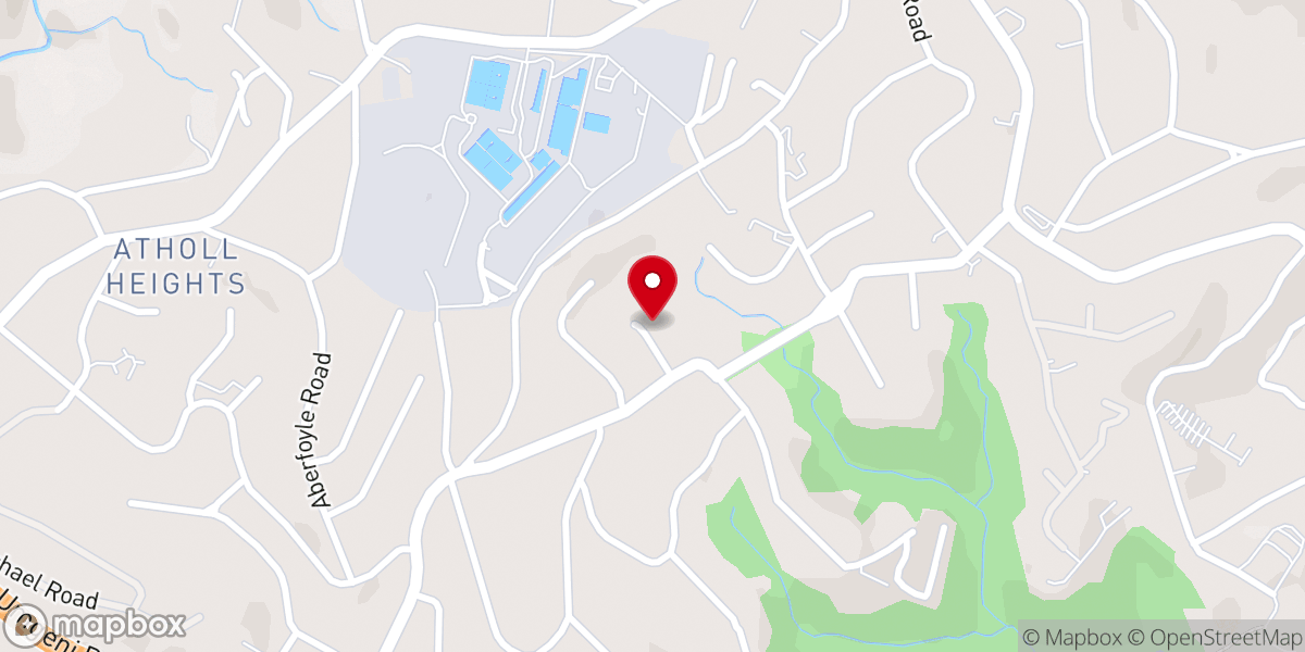 Map showing location of St Paul Catholic Church