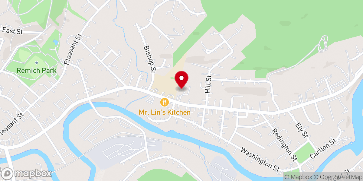 Map showing location of Faith Bible Church