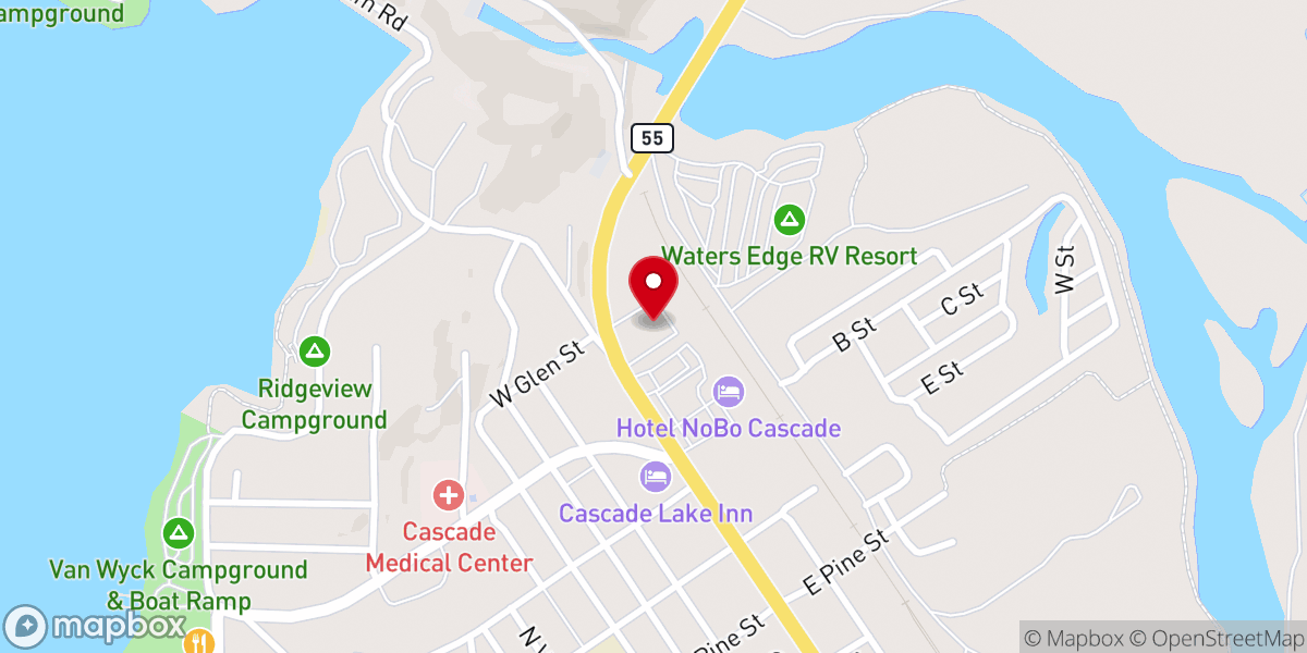 Map showing location of The Church of Jesus Christ of Latter-day Saints