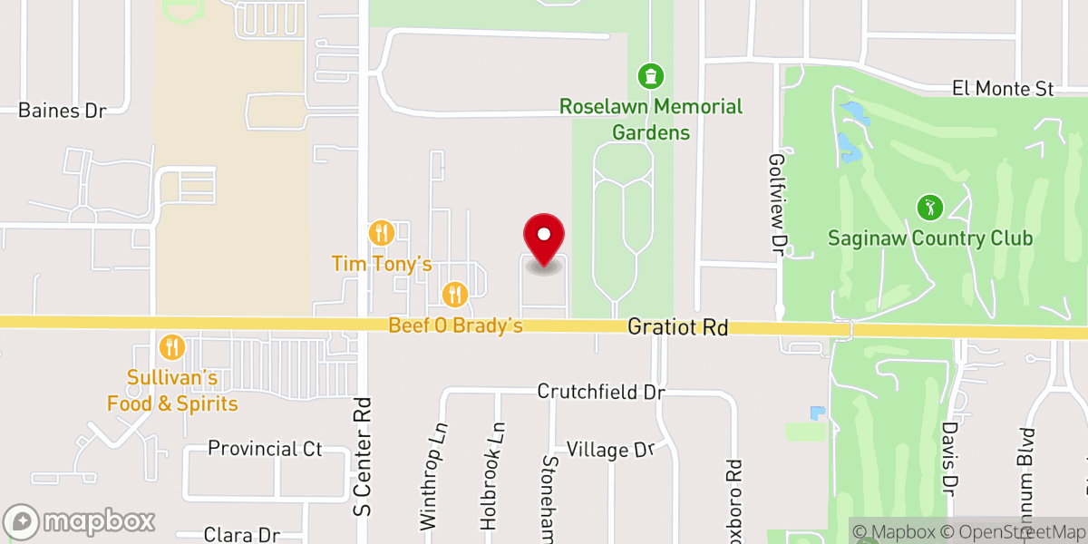 Map showing location of First United Methodist Church