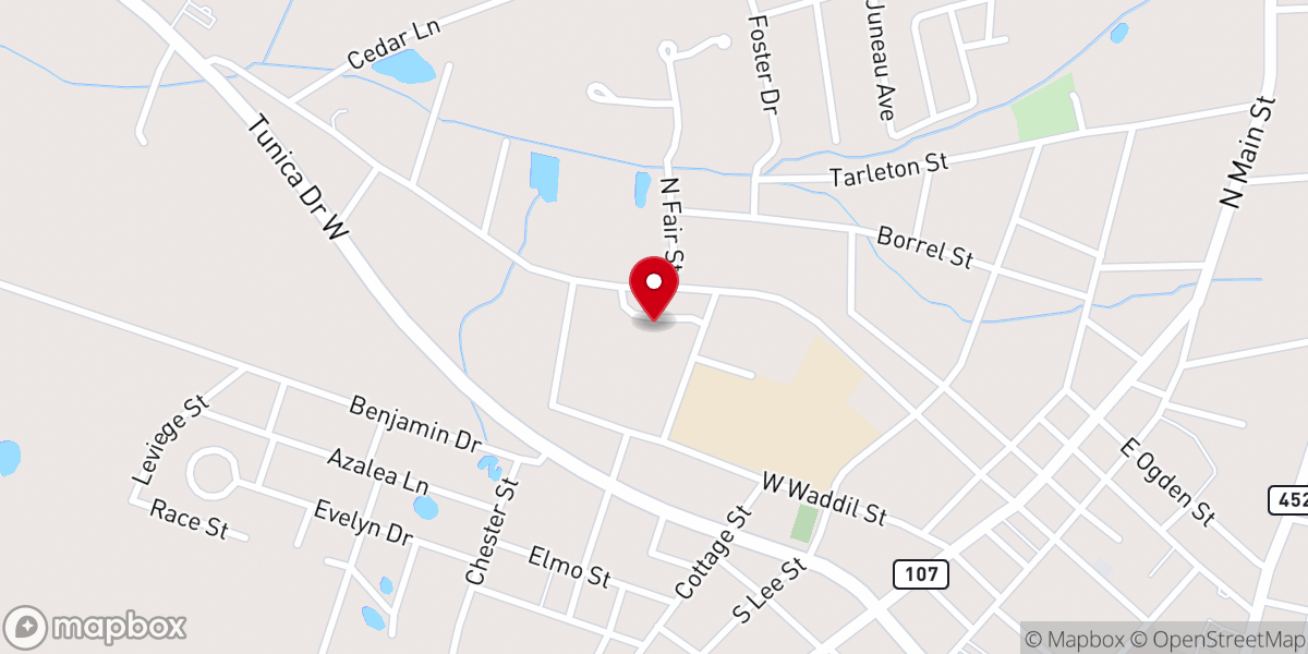 Map showing location of Avoyelles Parish School District
