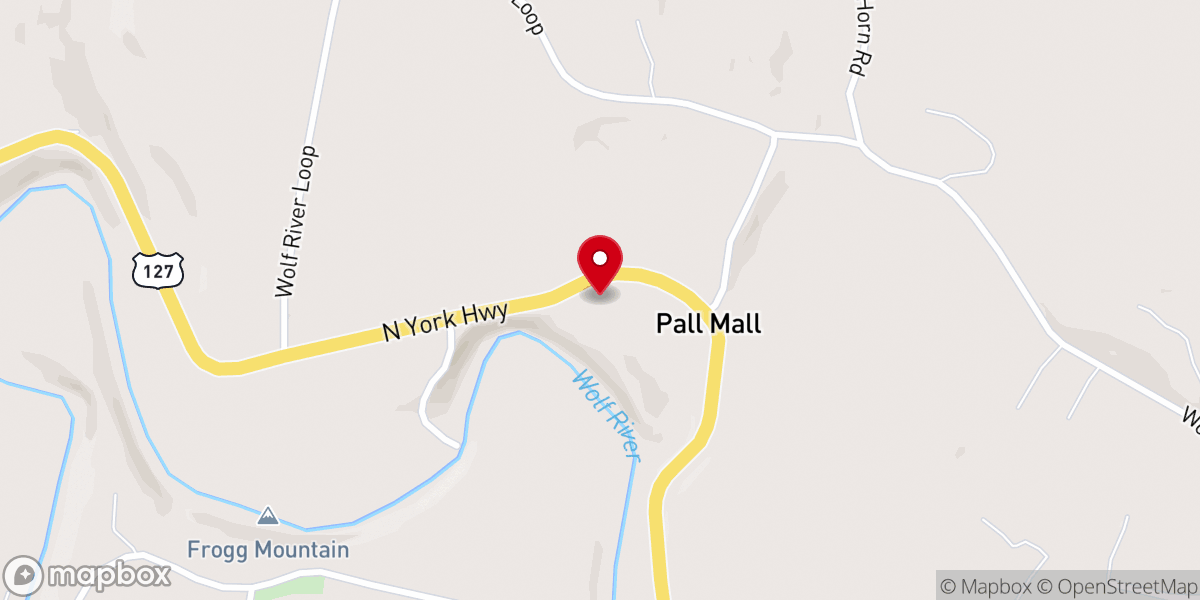 Map showing location of York Chapel