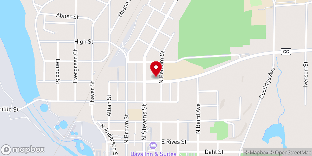 Map showing location of FAITH BAPTIST CHURCH
