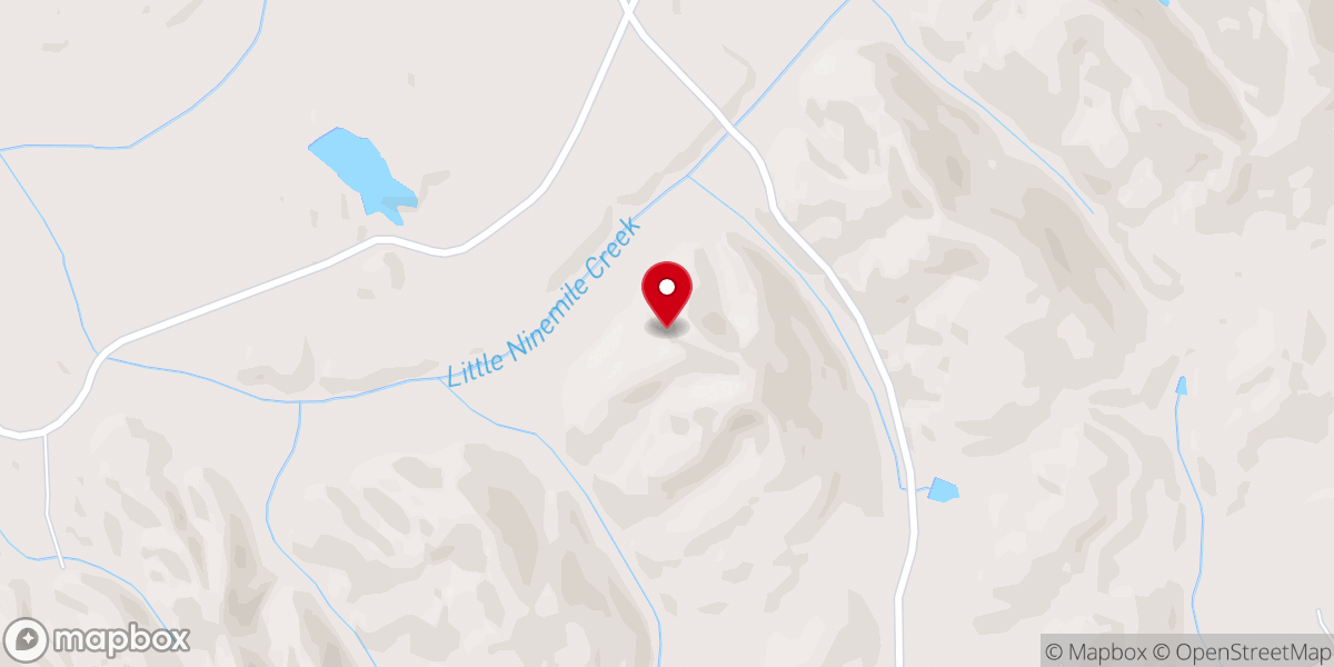 Map showing location of Manna Ministries Inc