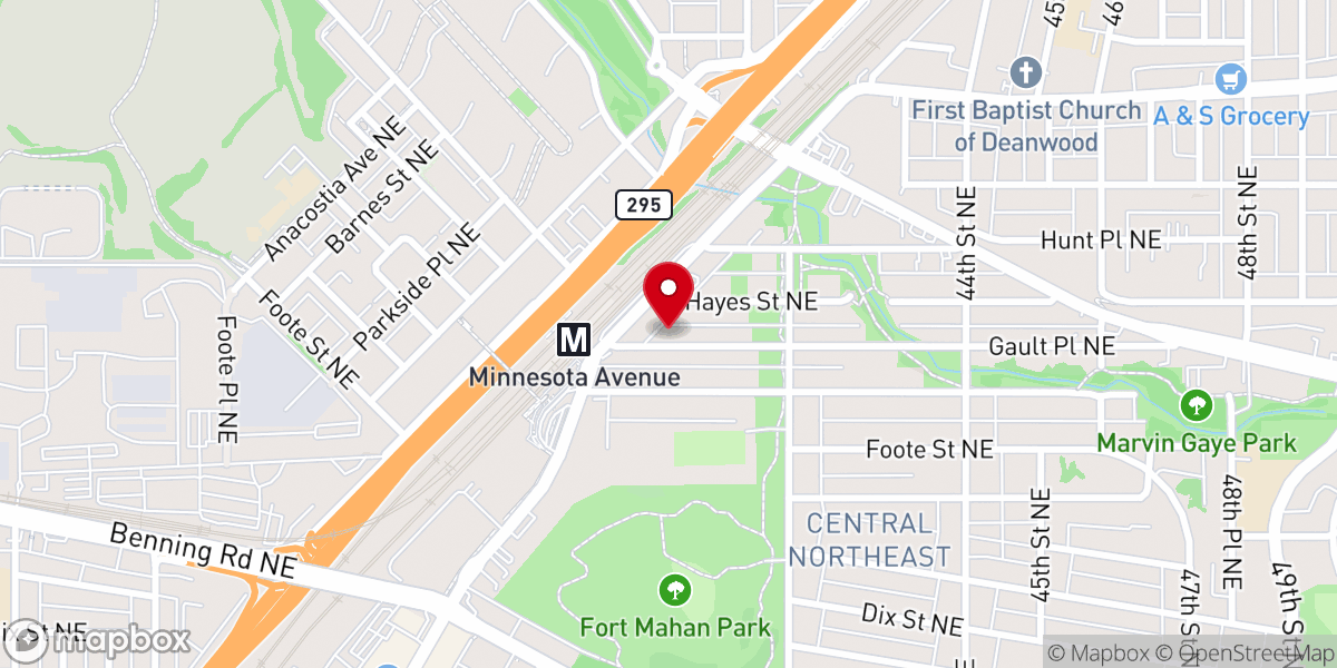Map showing location of New Jerusalem Ministries