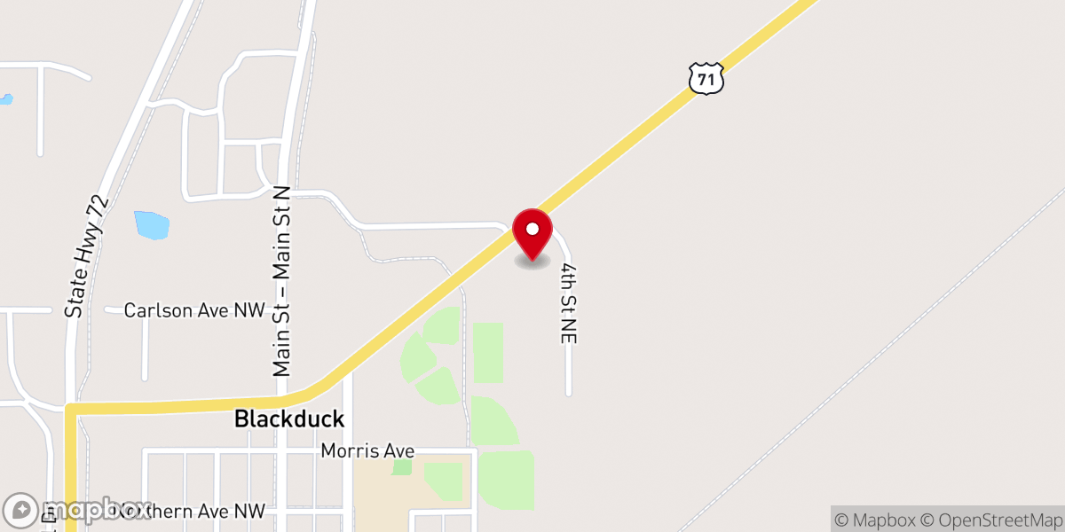 Map showing location of Faith Lutheran Church