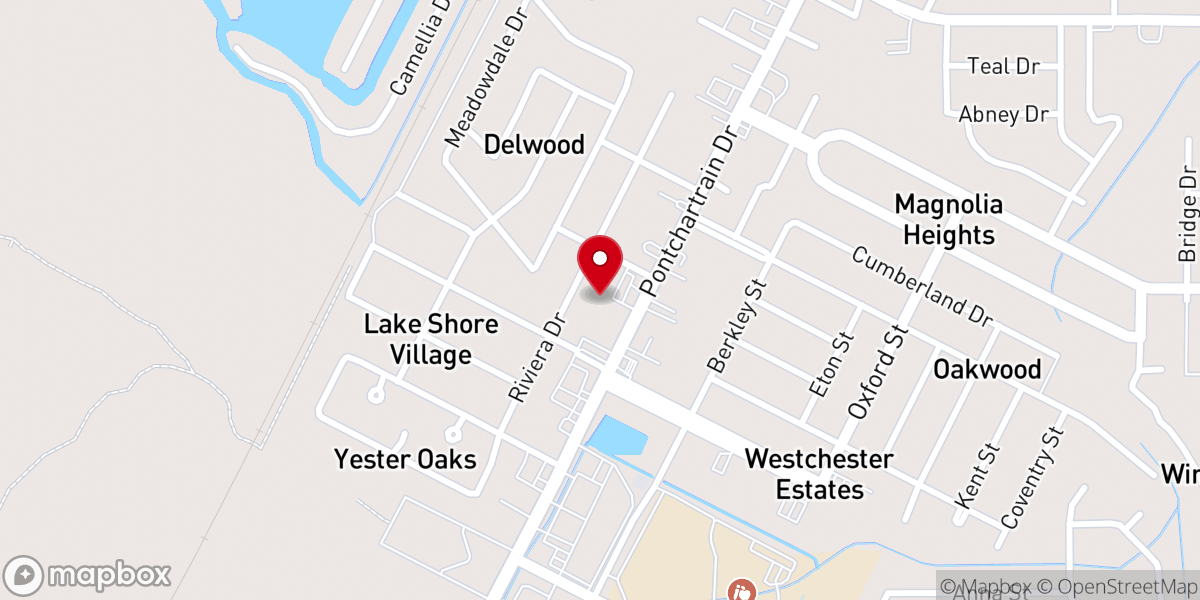Map showing location of Church of Hope