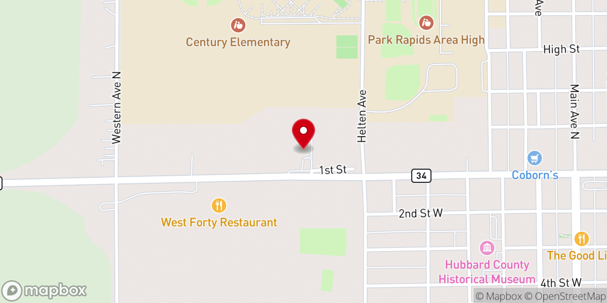 Map showing location of St Johns Lutheran Church and ABC Preschool
