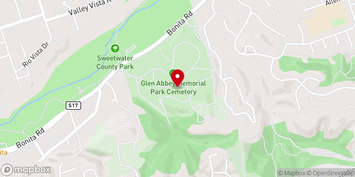 Map showing location of Little Chapel of the Roses