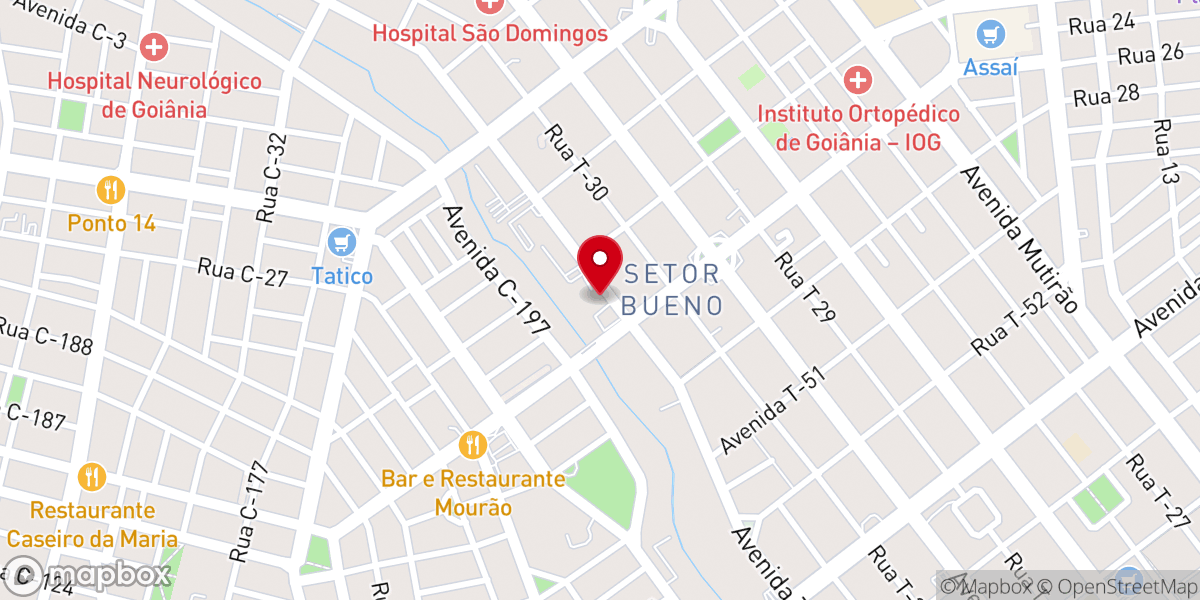 Map showing location of Igreja Bethel - Bueno