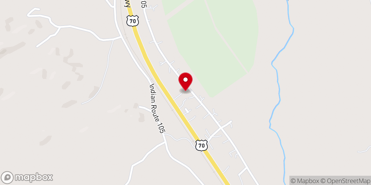 Map showing location of Our Savior Lutheran Church
