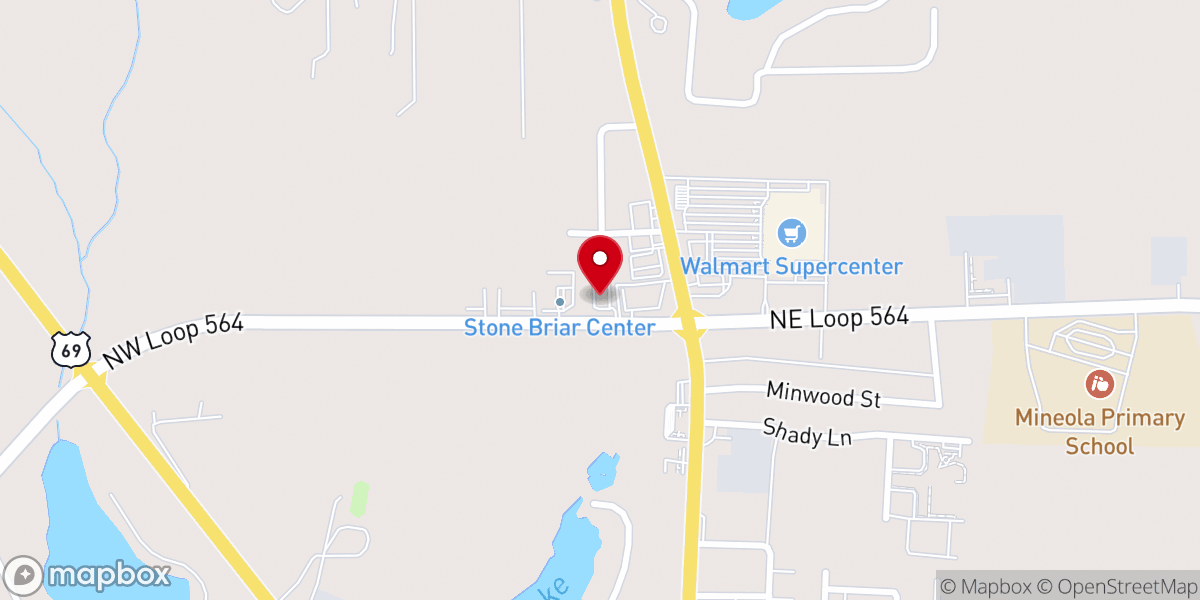 Map showing location of Golden Chick