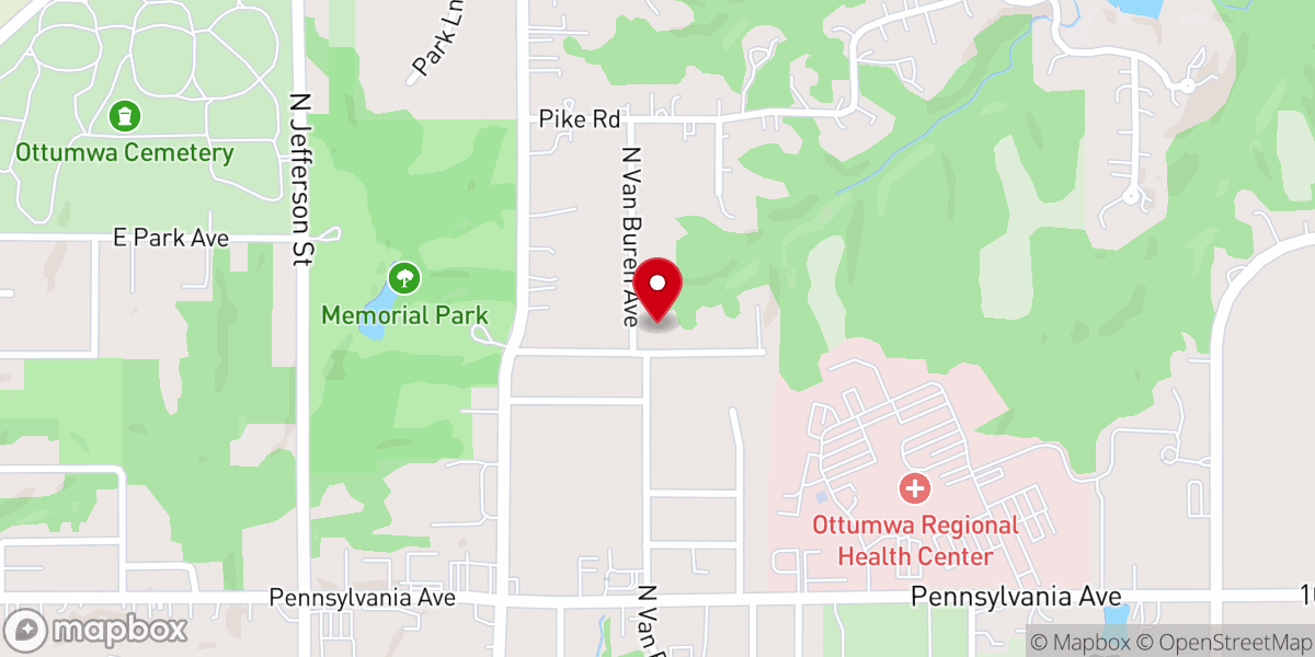Map showing location of Gateway Singers Ministry