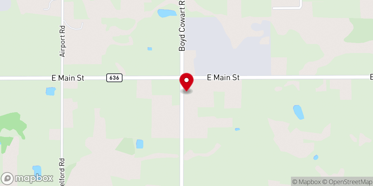 Map showing location of Progressive Missionary Baptist