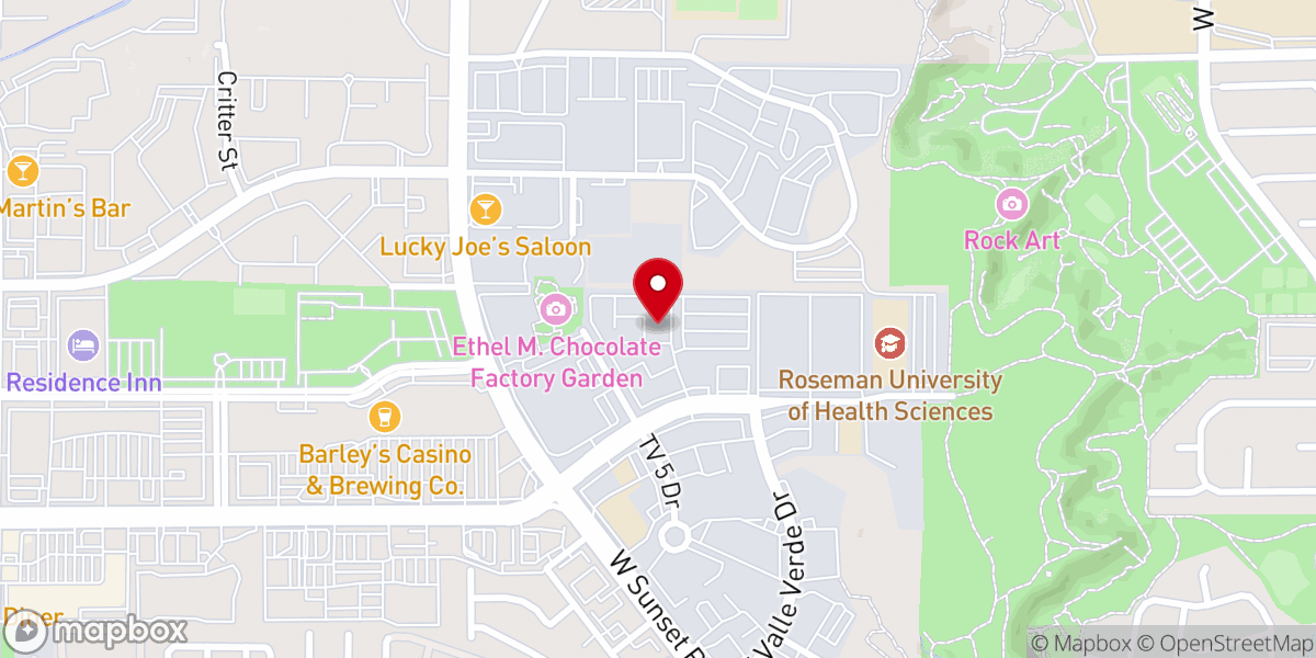 Map showing location of Green Valley Church of Christ