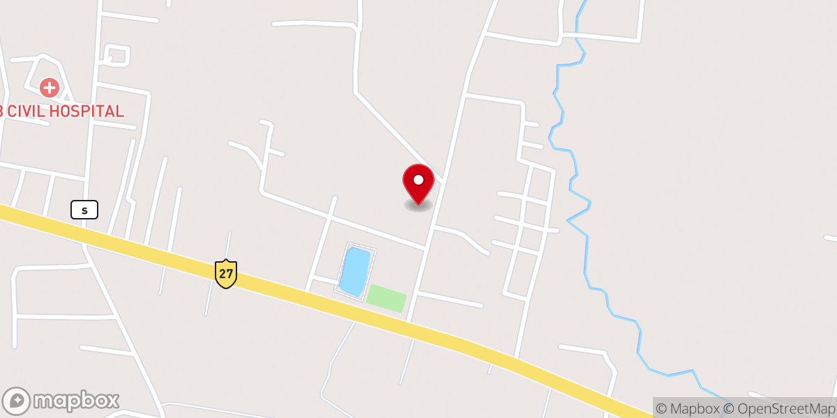 Map showing location of Northern Evangelical Lutheran Church